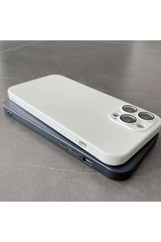 Apple Uyumlu iPhone 11 Buzlu Ag Cam Kapak&kılıf