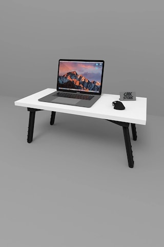 Fahrettin Küçük Katlanabilir Laptop Sehpası Çalışma Sehpası Kahvaltı Laptop Standı Kahvaltılık Bilgisayar Sehpası Laptopsehpası  Atlantik Çam