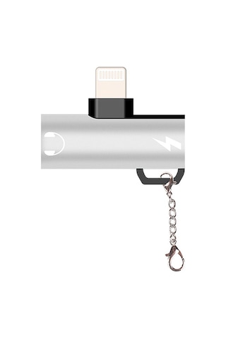Ally Lightning to Dual Lightning Dönüştürücü Adaptör Gümüş