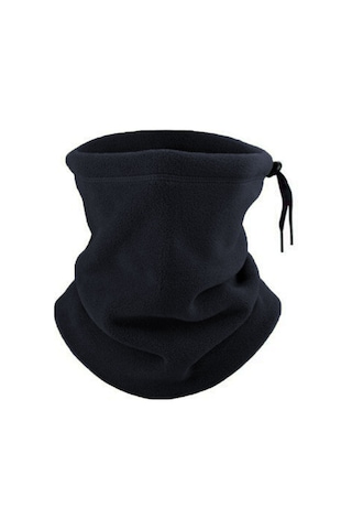 Kadın Erkek Polar Boyunluk Kışlık İpli Bere Termal Sıcak Unisex 001