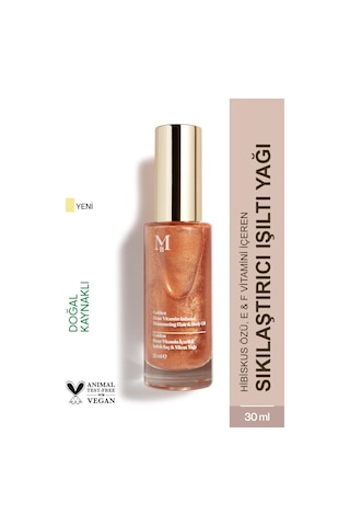 Misbahçe Golden Hour Vitamin İçerikli Işıltılı Saç Ve Vücut Yağı Vanilya 30 Ml