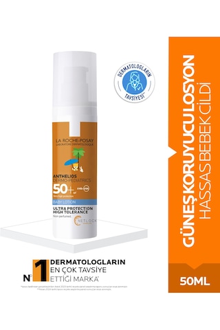 La Roche Posay Anthelios Lait Bebek Güneş Losyonu SPF50+ 50 ML