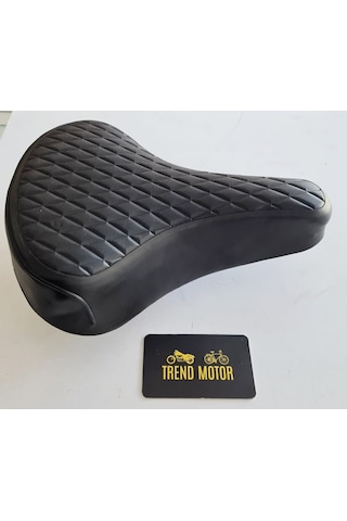 Bisiklet Sele Koltuk Geniş Model Yaylı - Siyah
