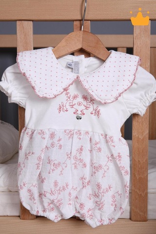Babyhola Kız Bebek Müslin Tulum 15180 Ekru