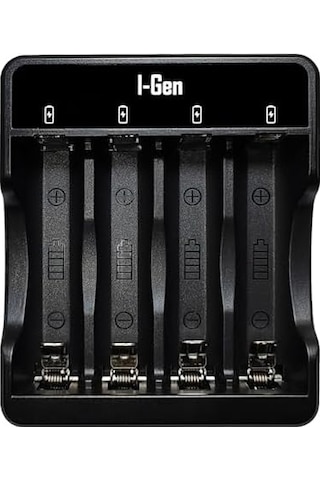 G479 4'lü Pil Şarj Aleti + 2 Adet Aa 2700 Mah + 2 Adet Aaa 900 Mah Şarjlı Kalem Pilli Set 1.2v Ni-mh