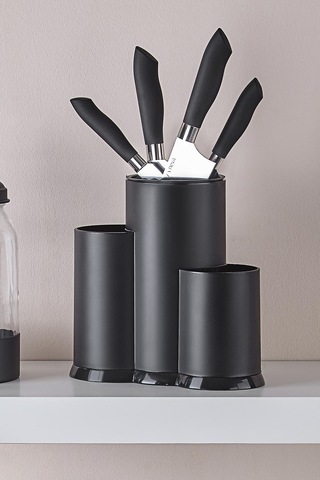 Neva N3359 Siyah 4 Lü Bıçak Seti