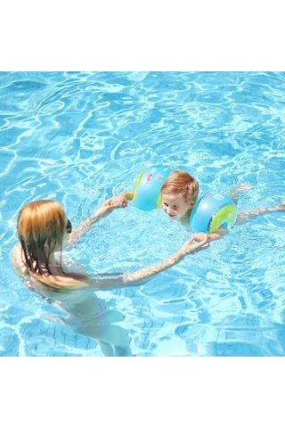 Swimbobo Yüzme Yardımcısı Şişme Kolluk Deniz Kolluğu L - Mavi