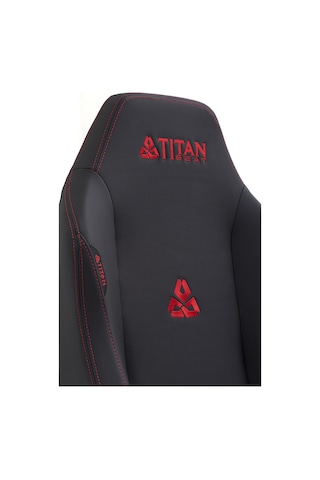 Titanseat Throne Leather Red Oyuncu Koltuğu Red