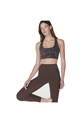 Sweaty Betty Sweaty Betty Super Soft 7/8 Kadın Kahverengi Yoga Tayt 44049 Kahverengi