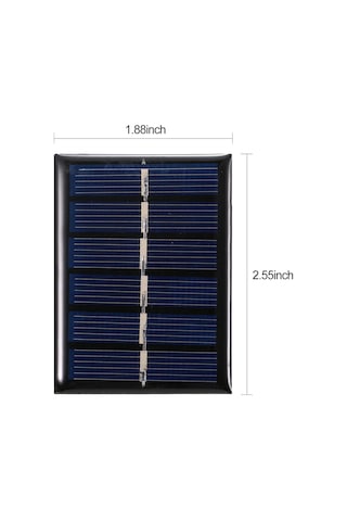 Konesam Yüksek Verimli 3v 0.3w Güneş Paneli - Dıy Şarj Ve Aydınlatma İçin Kompakt Boyut 65x48mm