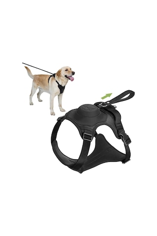 Buddy&co Ultra Seri Otamatik Köpek Göğüs Tasması M Siyah