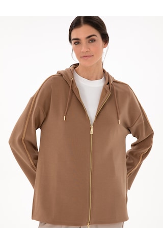 Pierre Cardin Kadın Kahverengi Hırka Örme 50301362-vr029 Kahverengi