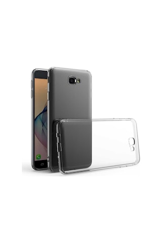 Samsung Galaxy Uyumlu J7 Prime Kılıf Kamera Korumalı Süper Silikon Şeffaf Kılıf