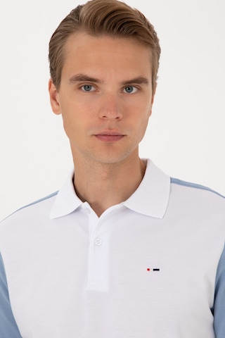U.S. Polo Assn. Erkek Regular Fit Mavi Polo Yaka Tişört 50306790-VR036