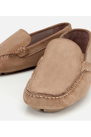 Hotiç Erkek Nubuk Deri Bej Hafif Tabanlı Günlük Loafer 02ayh305550a300 Bej