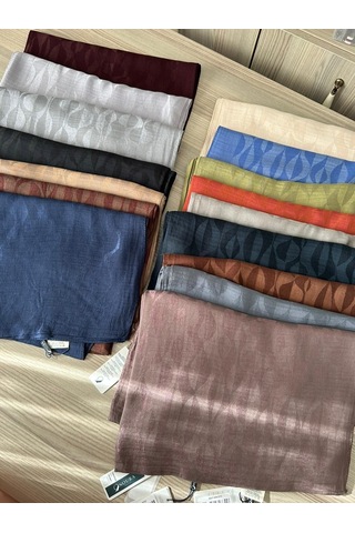 Noura Scarf Miora Şal Siyah Çok Renkli