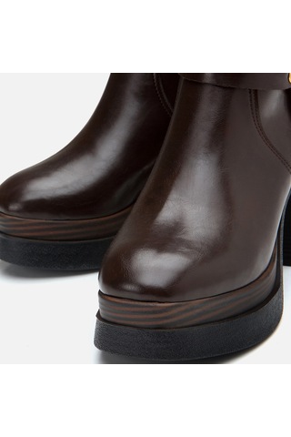 Hotiç Kahve Kadın Çizme 01cıh298930a480 Kahve-brown Kahverengi