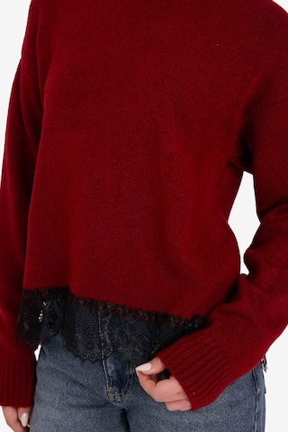 Defacto Regular Fit Balıkçı Yaka Etek Ucu Dantel Detaylı Kazak G8552ax25wnbr100 Bordo-br100