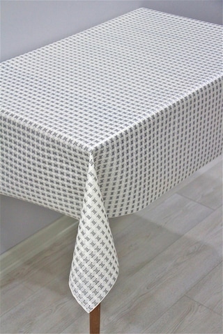 Pvc Şeffaf Kaplama Silinebilir Masa Örtüsü Hasır-476-antrasit