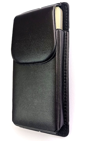 Kemere Takılan Lüks Kılıf Büyük Boy Mıknatıslı Dik 17x8 Cm