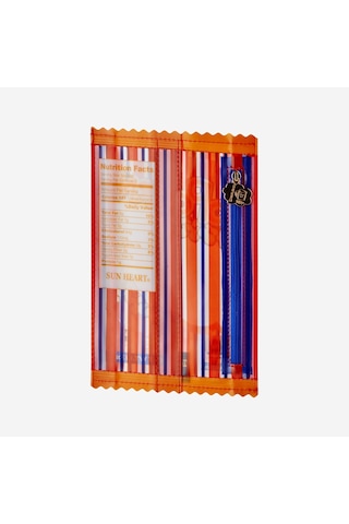 Kırmızı Suni Deri Patlamış Mısır Makyaj Çantası 15x21,5 Cm