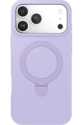 Özel Apple I Phone 17 Pro Regal Magsafe Standlı Kapak - Lila Fırsat