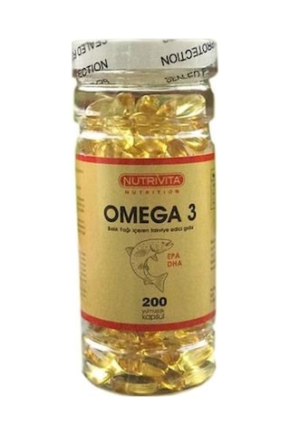 Nutrivita Omega 3 2000 Mg 200 Kapsül