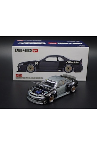 Mini Gt Kaido House Chase Nissan Skyline Gt-r R34 Kaido Works Greddy V2 222 2026
