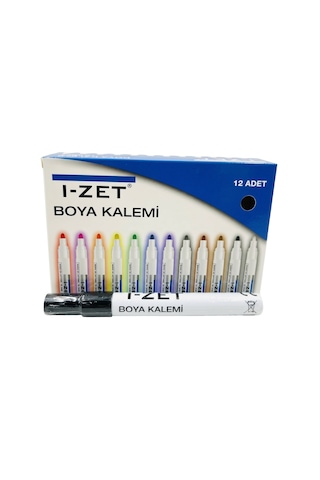 I-zet Paint Marker Kalem Siyah 12 Adet