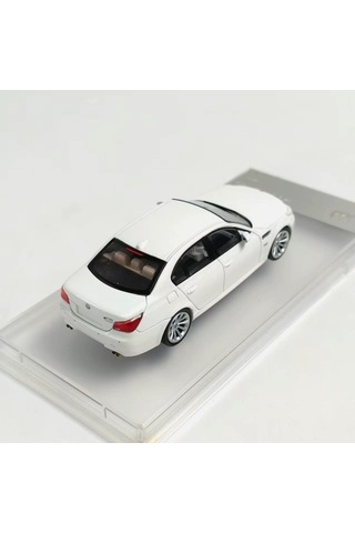King Model Bmw M5 E60 White Beyaz 1/64 Pleksi