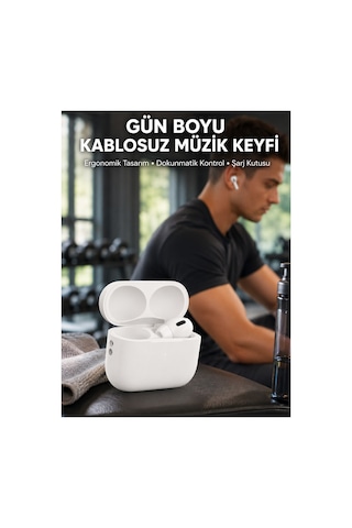 Kablosuz Gürültü Engelleyici Bluetooth Kulaklık Uzun Pil Ömrü Ve Adaptif Ses Teknolojisi Yeni Nesi Diğer