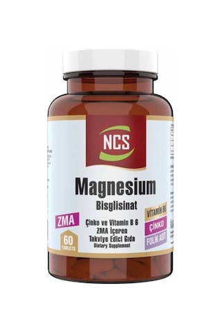 Ncs Magnesium Bisglisinat 60 Tablet Ncs Magnesium Bisglisinat 60 Tablet