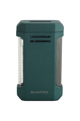 Quantoro Perde Alev Delicili Yeşil Metal Puro Çakmağı
