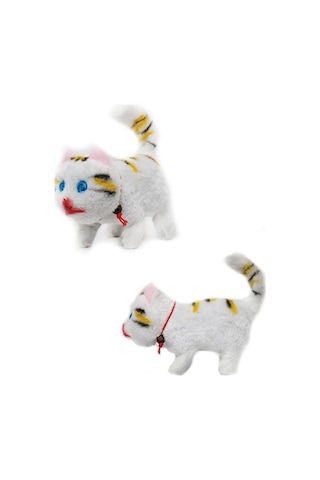 Oyuncak Kedi Sesli Pilli Yürüyen Kedi