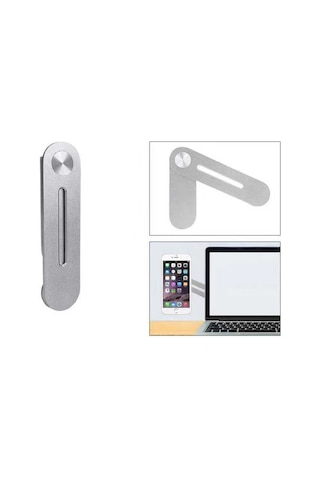 Ardemix F21 Laptop - Monitör Telefon Tutucu-gümüş