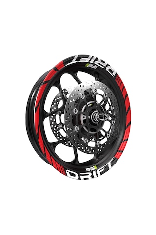Mondial Drift Jant Şeridi Kırmızı