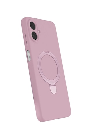 Samsung Galaxy A07 4g Regal Magsafe Standlı Kapak - Açık Pembe