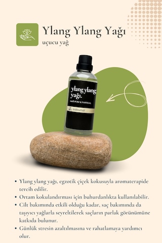 Ylang Ylang Yağı 100 Ml - Aromaterapi Yağı
