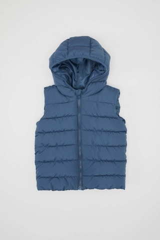 DeFacto Erkek Bebek Su Geçirmez Kapüşonlu Fermuarlı Şişme Yelek A2221A525SPIN257 İndigo