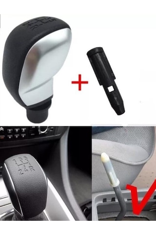 Her Araca Uyumlu Üniversal Spor Görünümlü Vites Topuzu Aparatlı