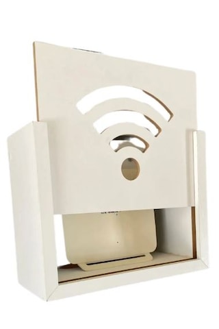 Duvar Düzenleyici Mdf Modem Saklama Kutusu