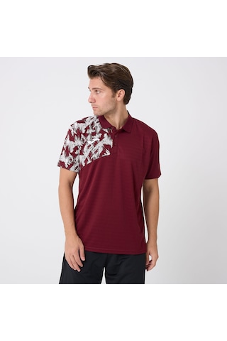 Bordo Joma Erkek Futbol Polo T-shirt Premium 9212326 Bordo