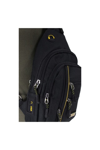 Omuz Askılı Göğüs Çantası Siyah