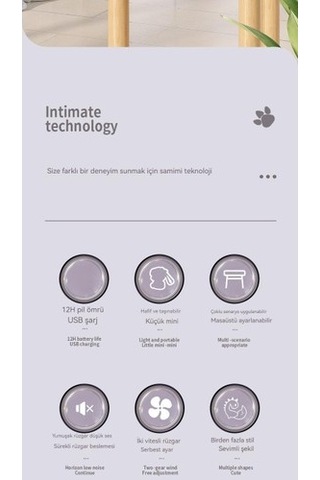 Usb Mini El Fanı - Mavi 4knnhd Mavi Yok Usb 1.000 Adetten Az