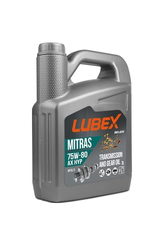 Lubex Mitras Ax Hyp 75W-80 Hypoid Şanzıman Dişli Yağı 6 x 3 L