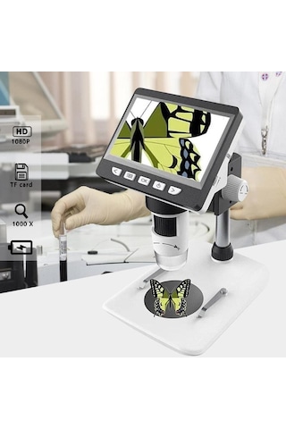 Triline 1000x Dijital Lcd Ekranlı Usb Hd Mikroskop 1080p 4.3 İnç
