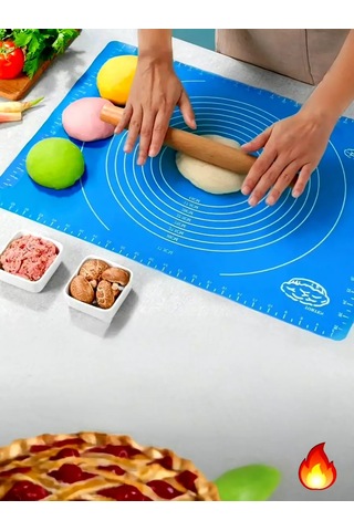 21 Bek Hamur Açmak İçin Mutfak Silikon Matı 144828283