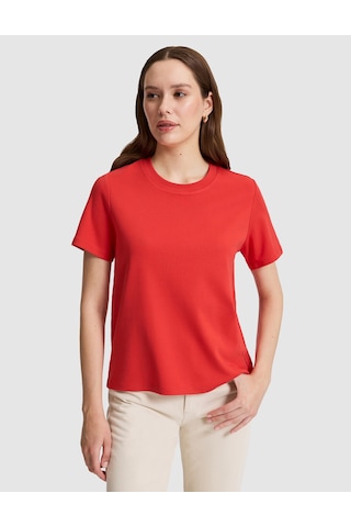 Pierre Cardin Kadın Kırmızı Tişört Basic 50323570-vr030