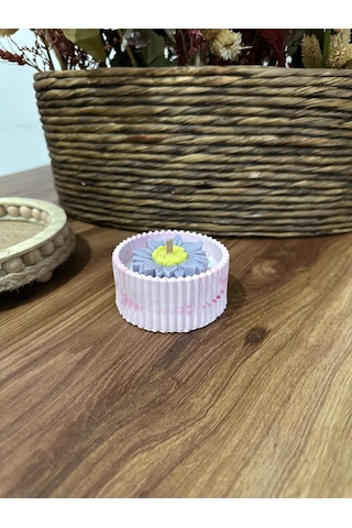 Adaçayı Kokulu Ahşap Fitilli Dekoratif %100 Doğal Soya Wax Mum