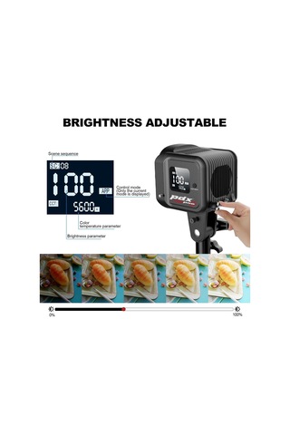 Pdx Sd80d Bi-color Led Işık Sarı Beyaz Ayarlanabilir Işık